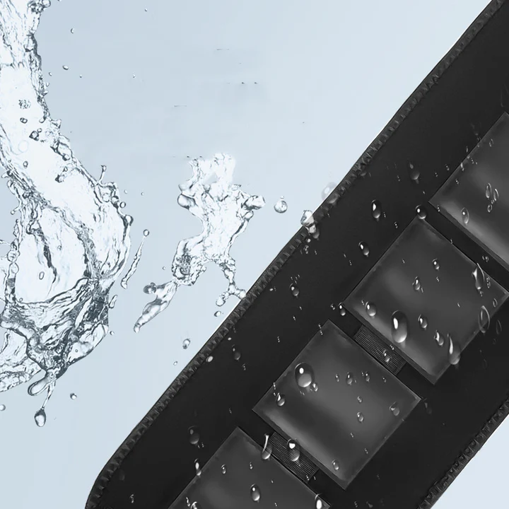 Water-resistant EMS belt electrode pads with water splash – sweat-proof feature